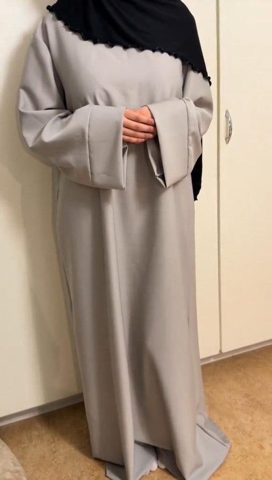 Grå Abaya